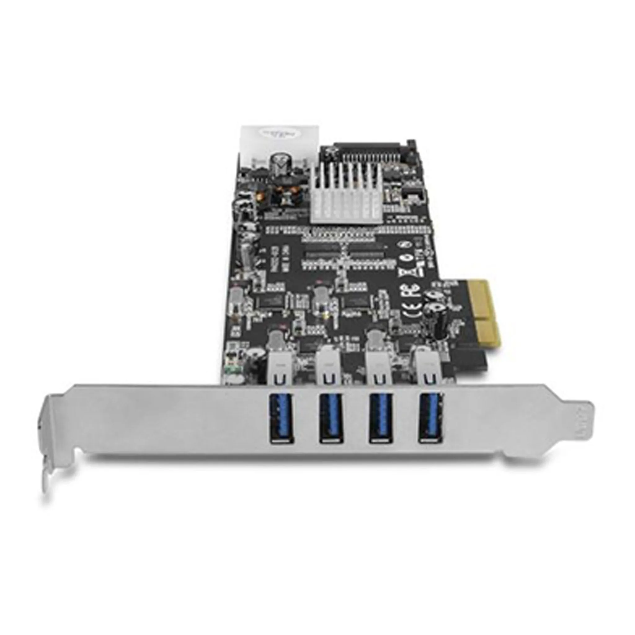 Vantec UGT-PCE430-4C 4-Port Quad Chip Dedicated 5Gbps USB 3.0 PCIe Host Card