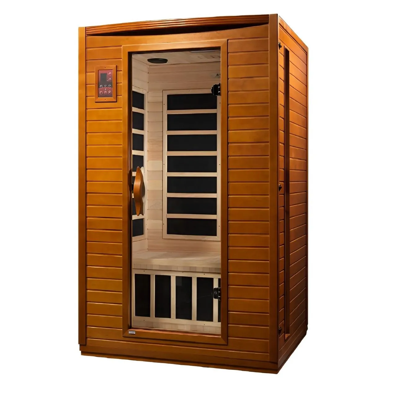 Versailles 2-person Low EMF Infrared Sauna - Canadian Hemlock