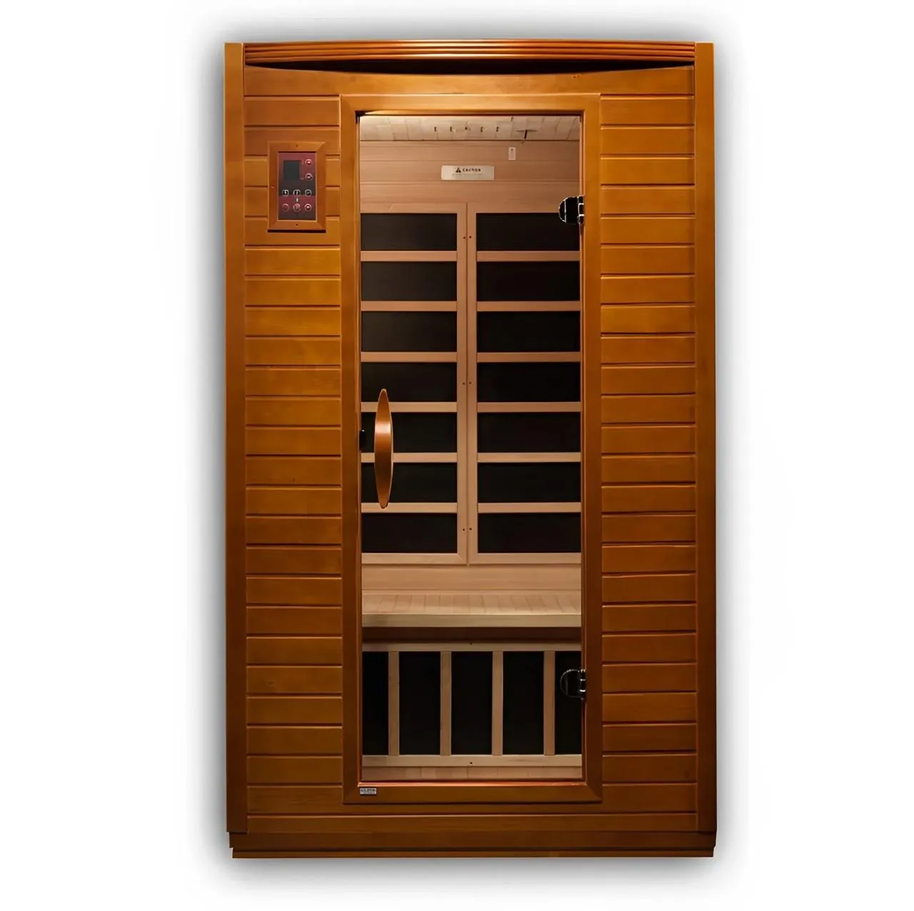 Versailles 2-person Low EMF Infrared Sauna - Canadian Hemlock