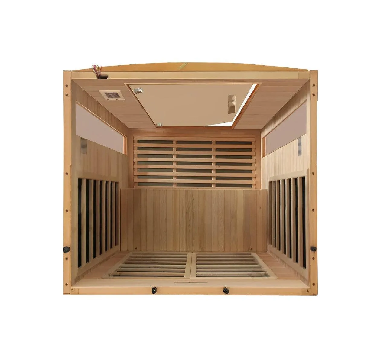 Versailles 2-person Low EMF Infrared Sauna - Canadian Hemlock