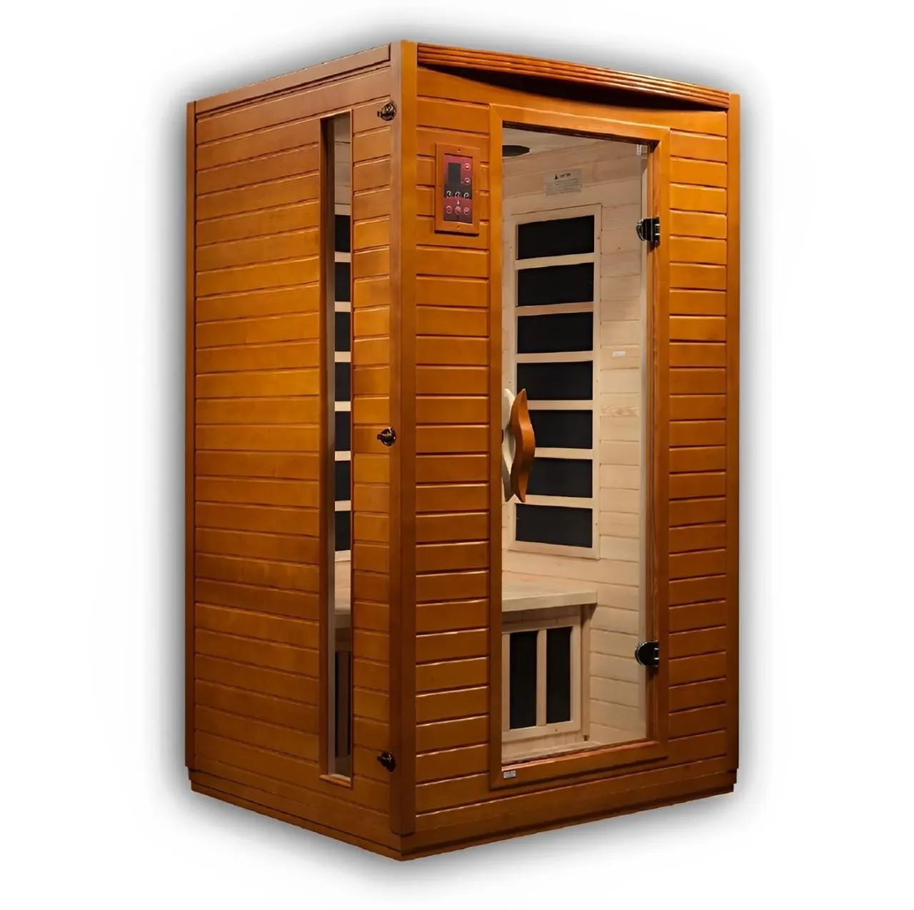Versailles 2-person Low EMF Infrared Sauna - Canadian Hemlock