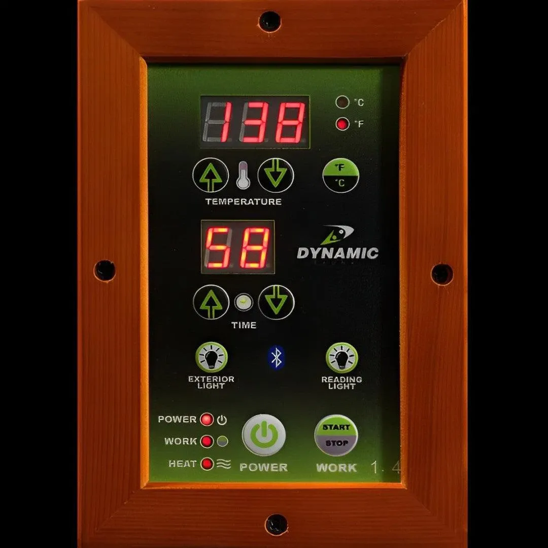Versailles 2-person Low EMF Infrared Sauna - Canadian Hemlock