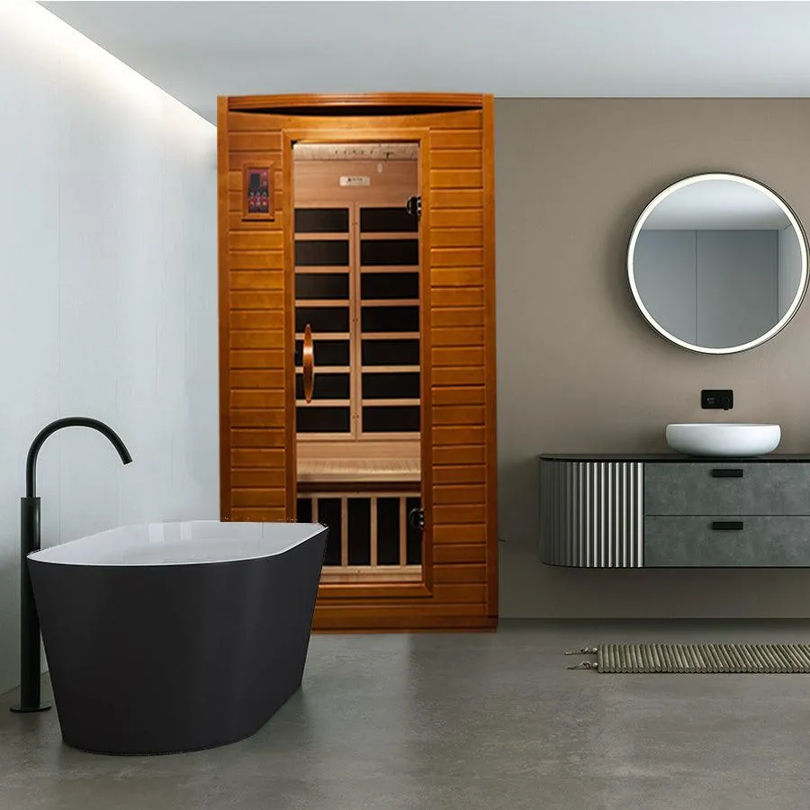 Versailles 2-person Low EMF Infrared Sauna - Canadian Hemlock