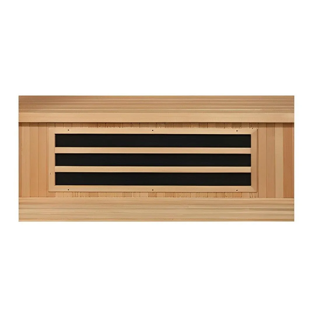 Versailles 2-person Low EMF Infrared Sauna - Canadian Hemlock
