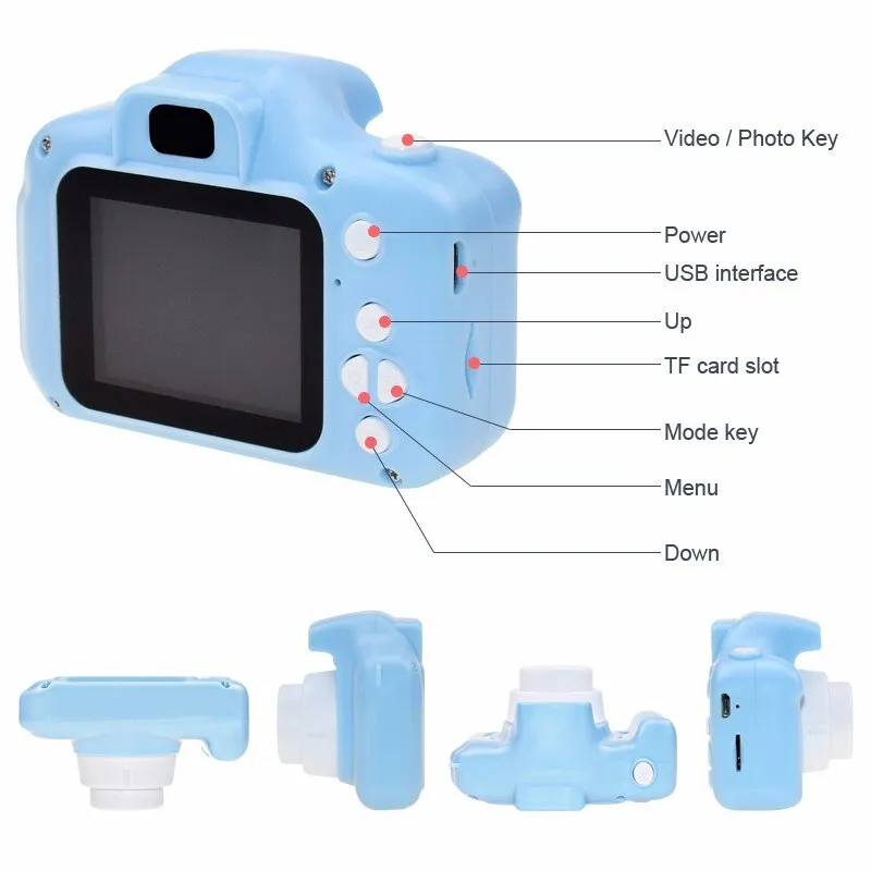 Video Recorder HD Digital Camera Kids Educational Toys