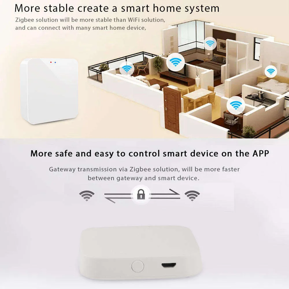 Wireless Hub Zigbee 3.0 Remote Control Smart Life Tuya Zigbee Gateway With Alexa Google Home