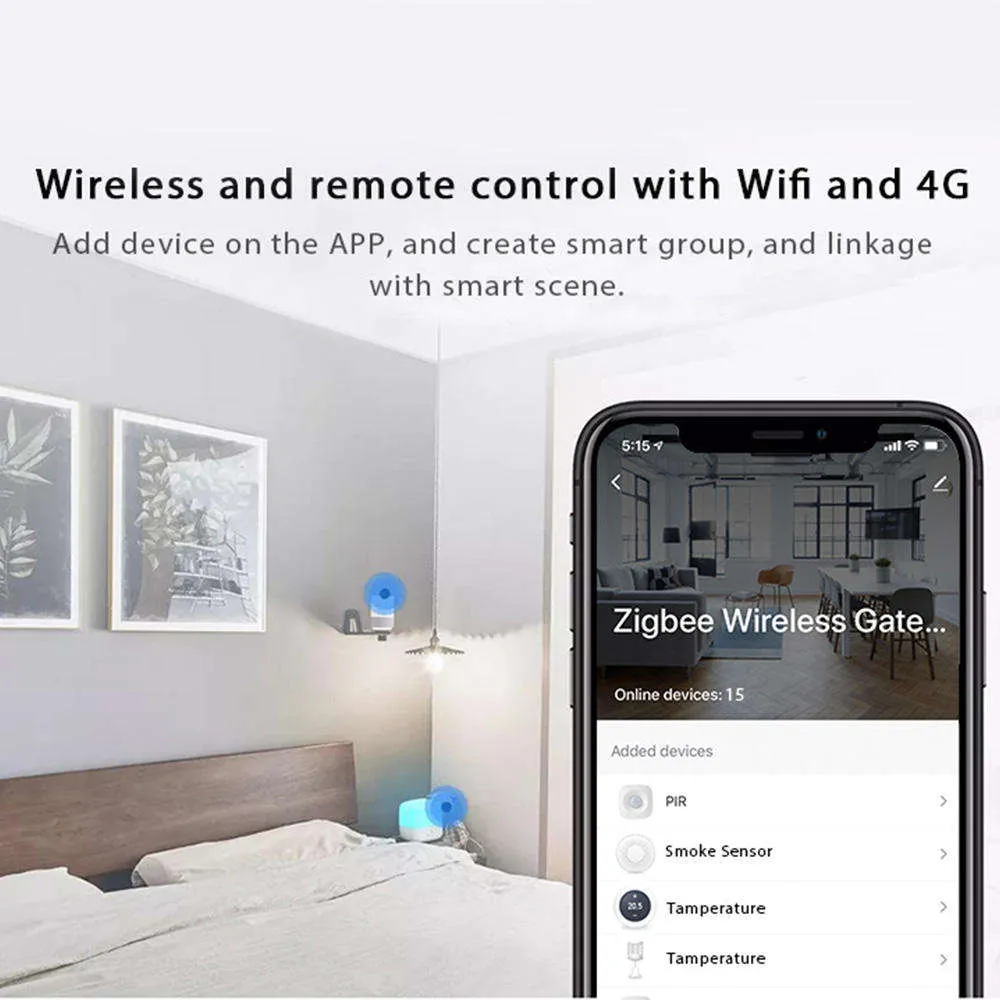 Wireless Hub Zigbee 3.0 Remote Control Smart Life Tuya Zigbee Gateway With Alexa Google Home