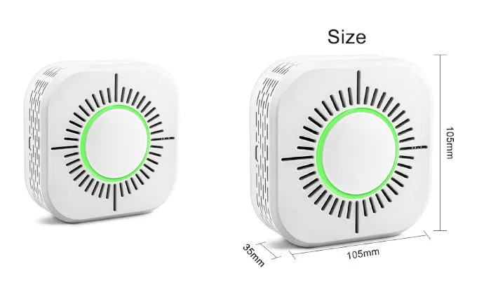 Wireless Smoke Detector 433MHz Fire Security Alarm
