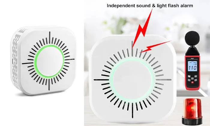Wireless Smoke Detector 433MHz Fire Security Alarm