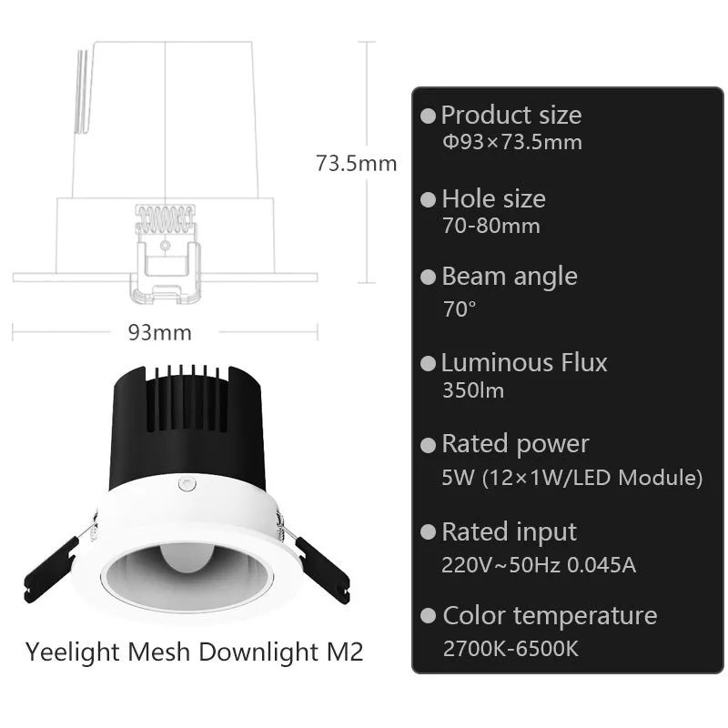 Yeelight Mesh Downlight M2