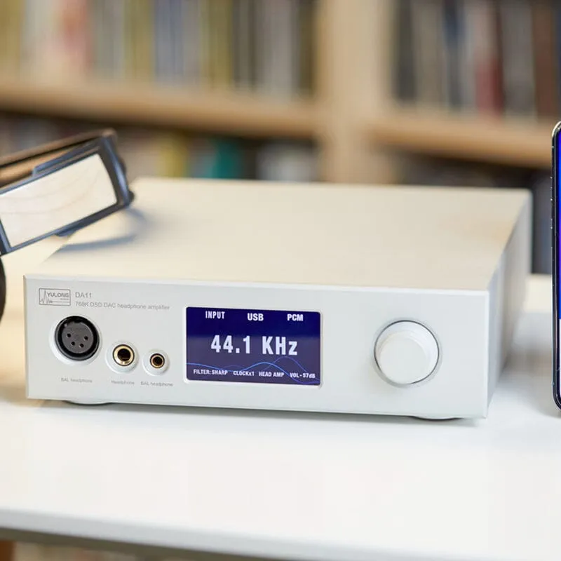 Yulong DA11 ES9038PRO Desktop DAC Amplifier Pre-Amp All in One